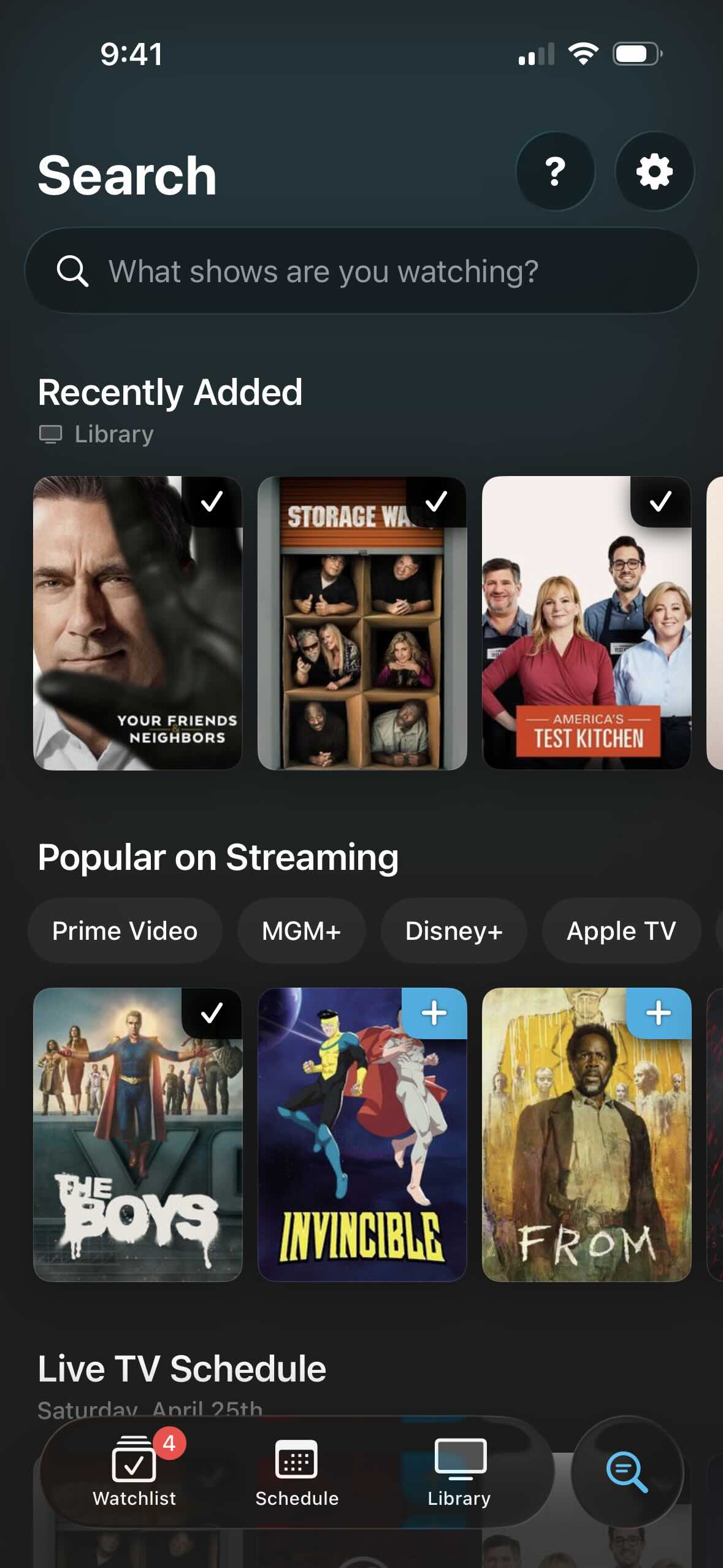 Discover New TV Shows